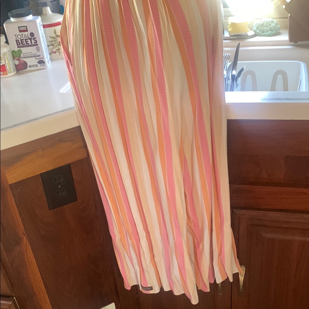 Matilda Jane Pink and Cream Halter Jumpsuit - Picture 2 of 5